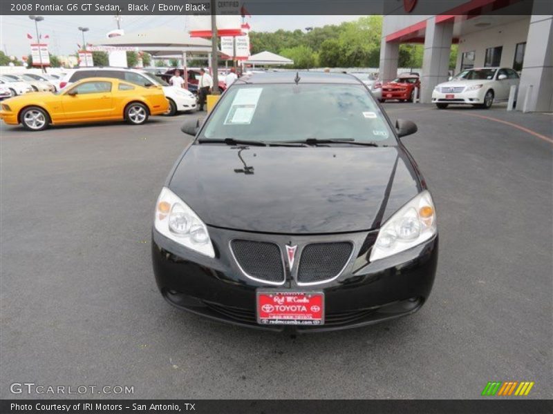 Black / Ebony Black 2008 Pontiac G6 GT Sedan