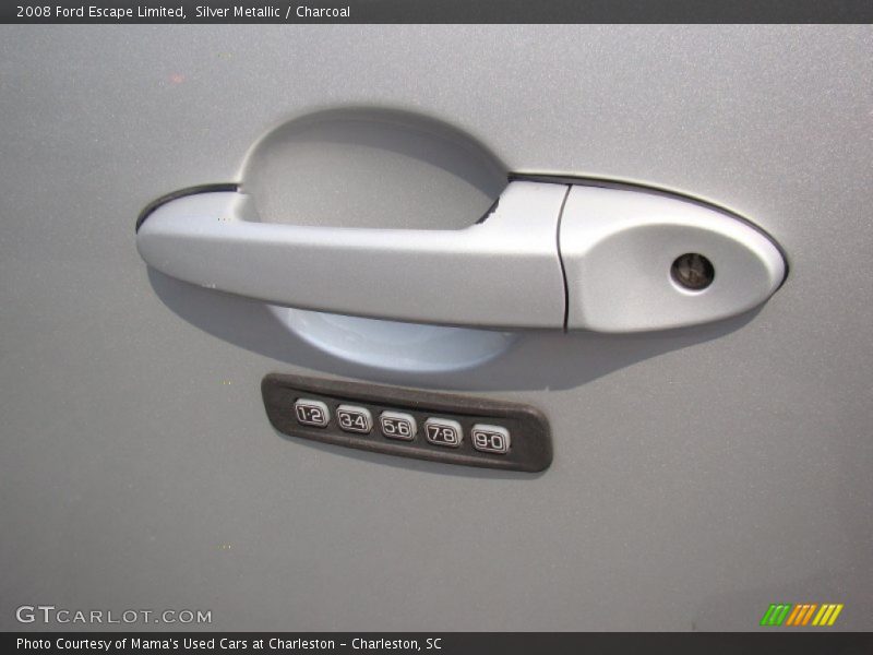 Silver Metallic / Charcoal 2008 Ford Escape Limited