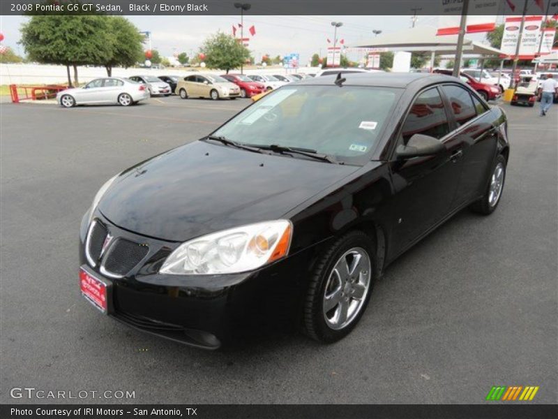 Black / Ebony Black 2008 Pontiac G6 GT Sedan