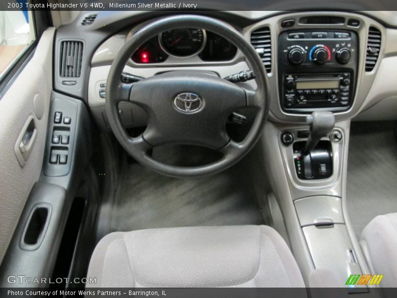 Millenium Silver Metallic / Ivory 2003 Toyota Highlander V6 4WD