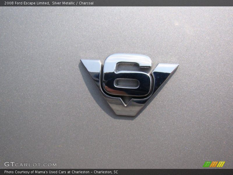 Silver Metallic / Charcoal 2008 Ford Escape Limited