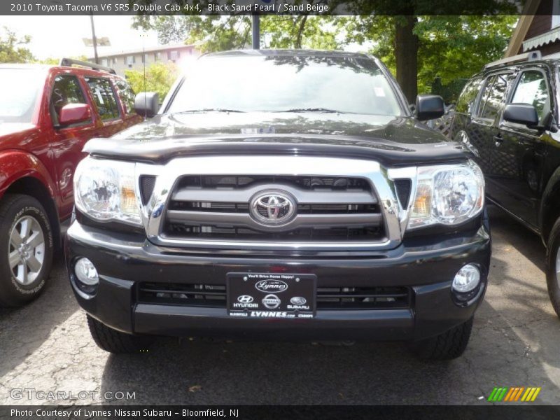 Black Sand Pearl / Sand Beige 2010 Toyota Tacoma V6 SR5 Double Cab 4x4