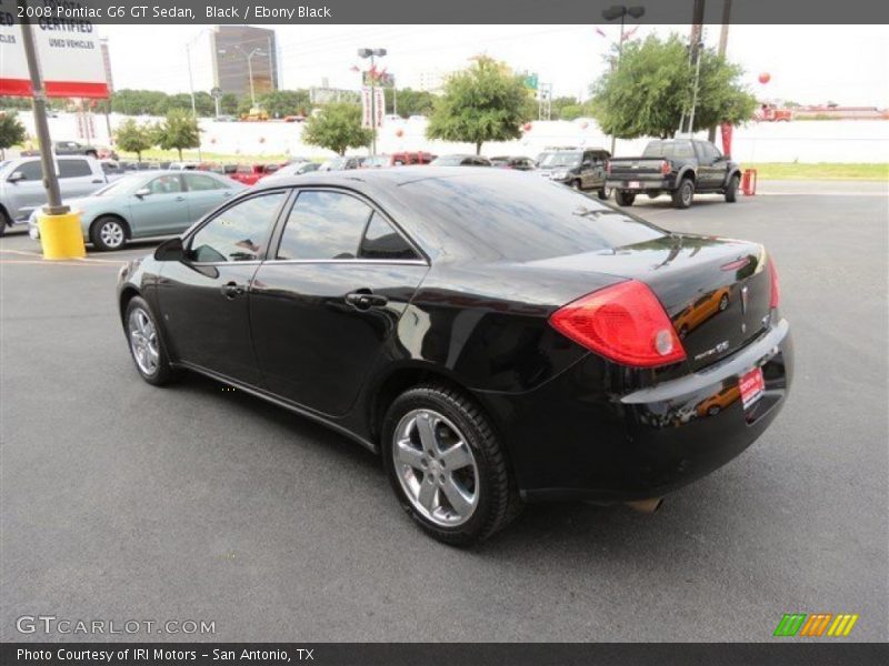 Black / Ebony Black 2008 Pontiac G6 GT Sedan