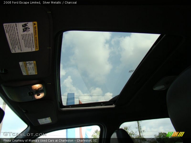 Silver Metallic / Charcoal 2008 Ford Escape Limited