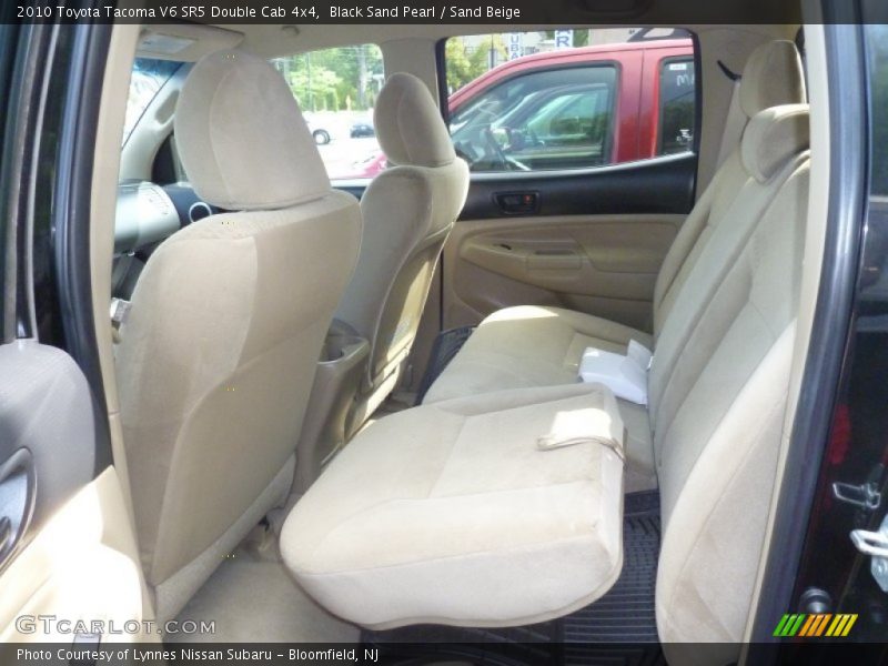 Black Sand Pearl / Sand Beige 2010 Toyota Tacoma V6 SR5 Double Cab 4x4