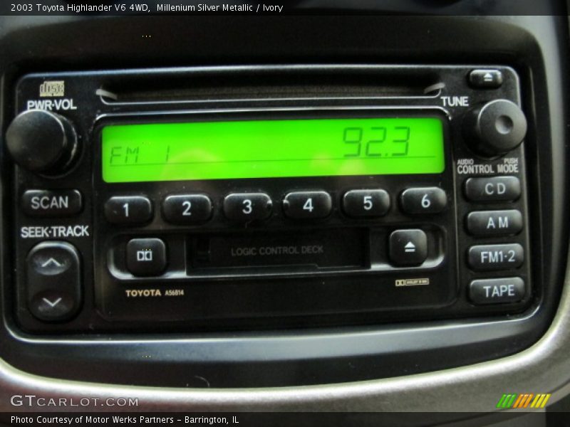 Millenium Silver Metallic / Ivory 2003 Toyota Highlander V6 4WD