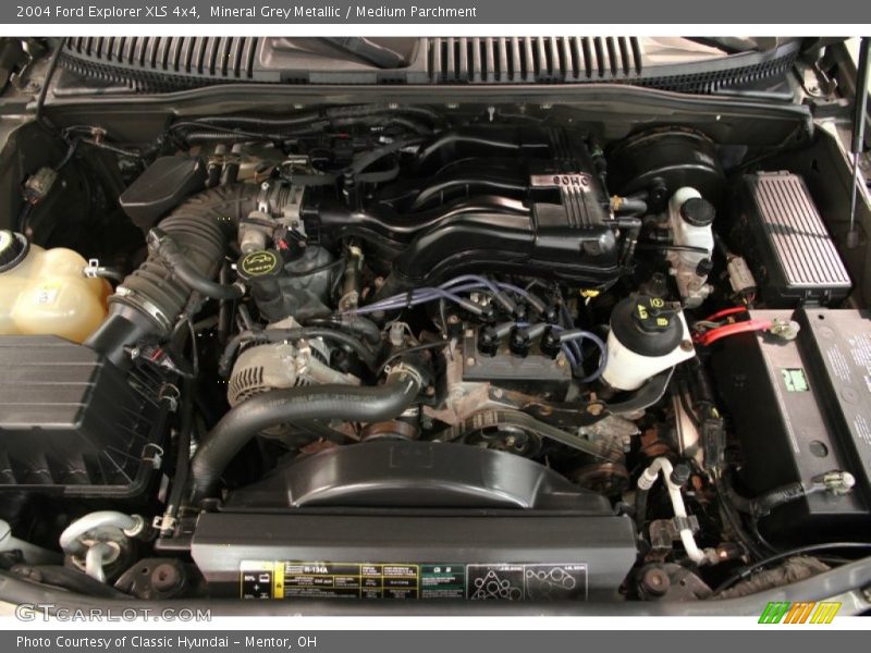 Mineral Grey Metallic / Medium Parchment 2004 Ford Explorer XLS 4x4