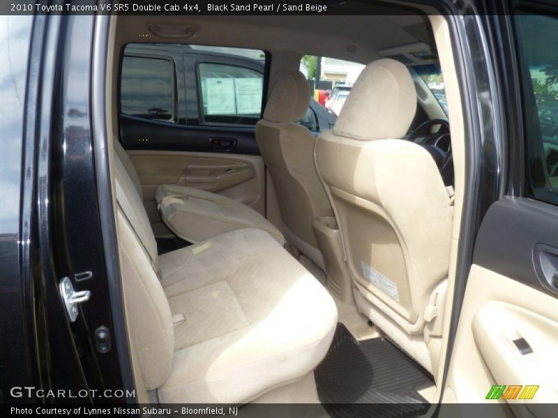 Black Sand Pearl / Sand Beige 2010 Toyota Tacoma V6 SR5 Double Cab 4x4