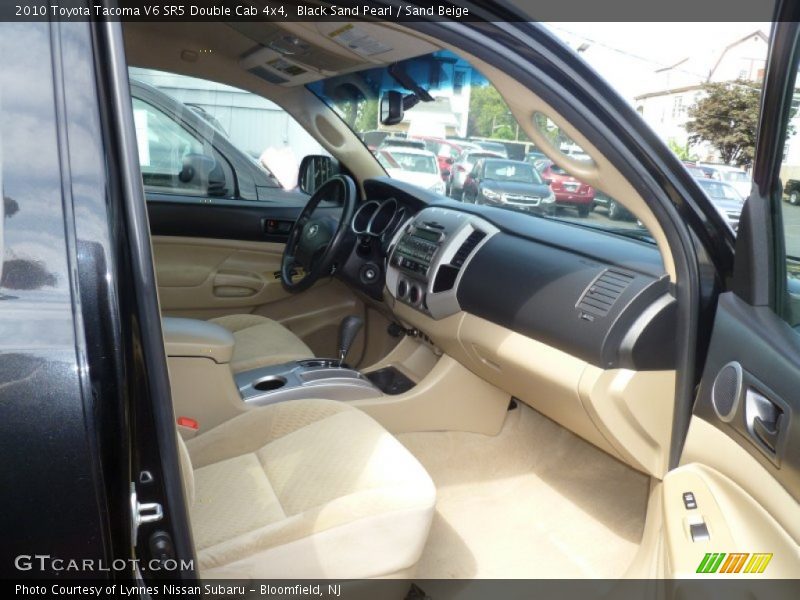 Black Sand Pearl / Sand Beige 2010 Toyota Tacoma V6 SR5 Double Cab 4x4