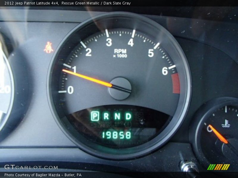 Rescue Green Metallic / Dark Slate Gray 2012 Jeep Patriot Latitude 4x4