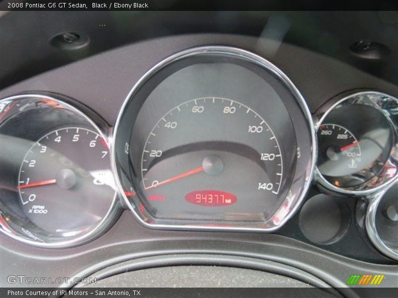 Black / Ebony Black 2008 Pontiac G6 GT Sedan