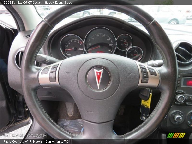 Black / Ebony Black 2008 Pontiac G6 GT Sedan