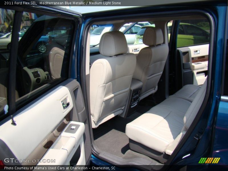 Mediterranean Blue Metallic / Medium Light Stone 2011 Ford Flex SEL