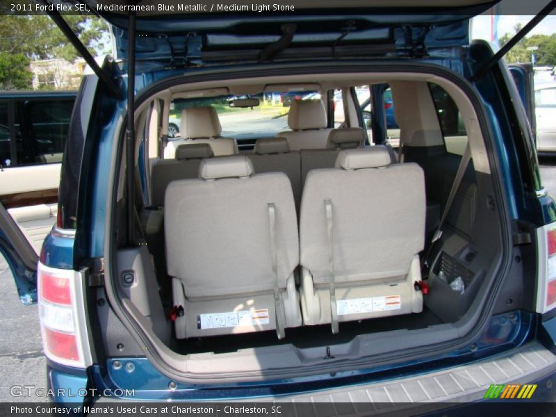 Mediterranean Blue Metallic / Medium Light Stone 2011 Ford Flex SEL