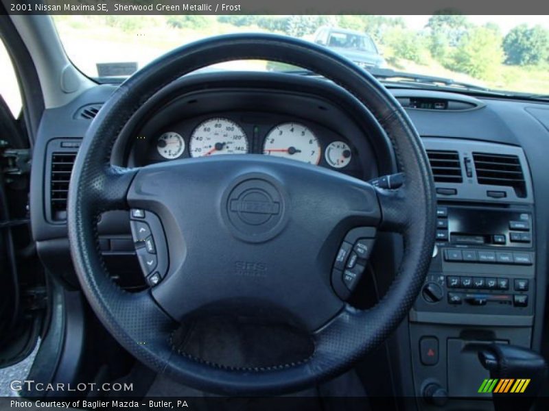 Sherwood Green Metallic / Frost 2001 Nissan Maxima SE