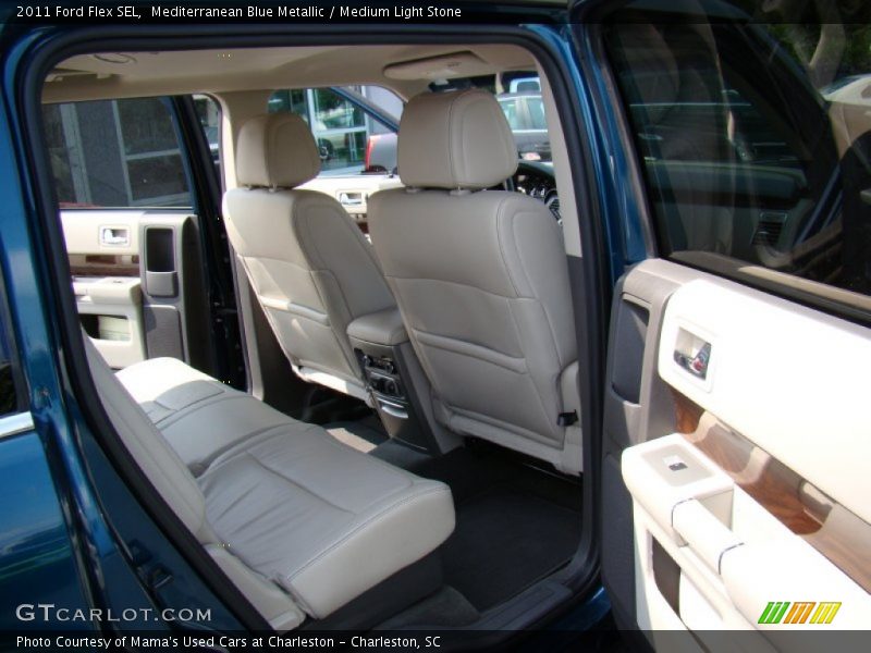 Mediterranean Blue Metallic / Medium Light Stone 2011 Ford Flex SEL