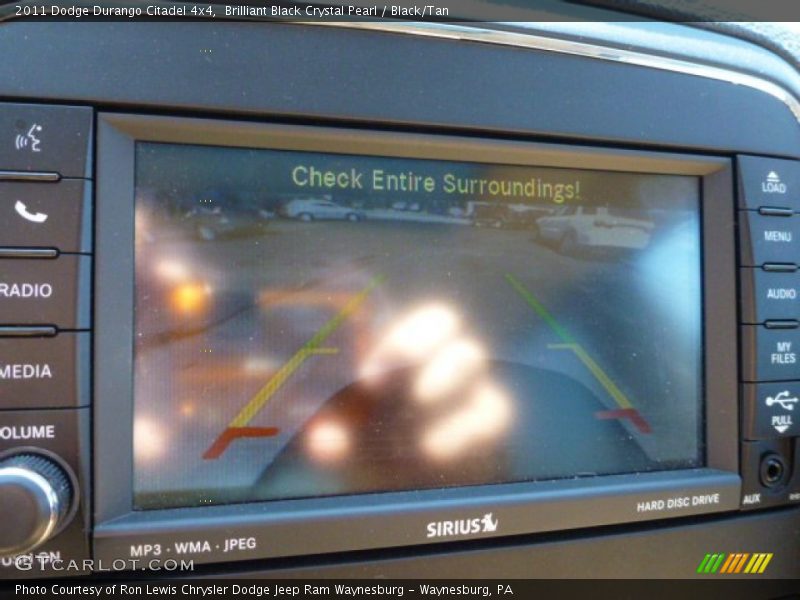 Brilliant Black Crystal Pearl / Black/Tan 2011 Dodge Durango Citadel 4x4