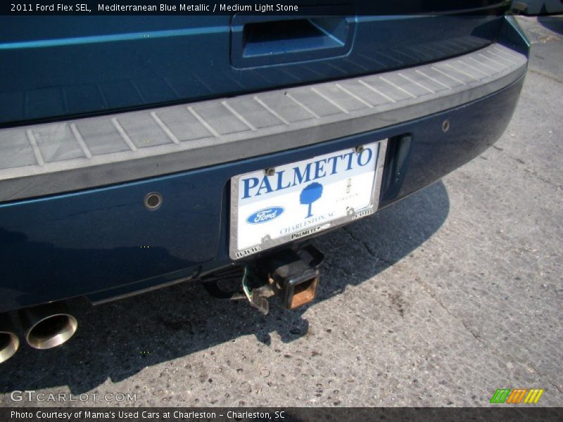 Mediterranean Blue Metallic / Medium Light Stone 2011 Ford Flex SEL