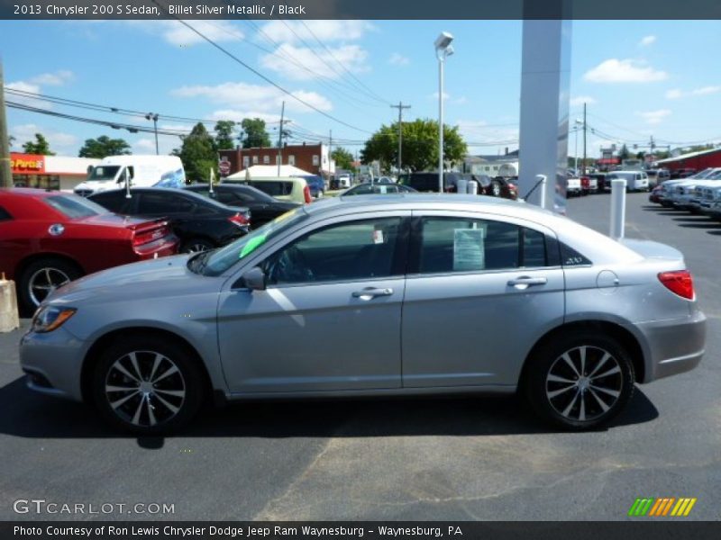 Billet Silver Metallic / Black 2013 Chrysler 200 S Sedan