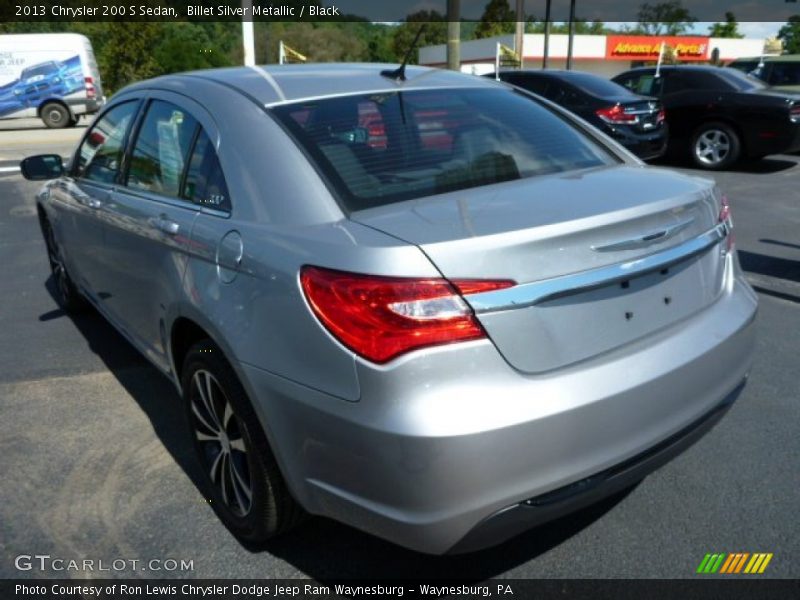 Billet Silver Metallic / Black 2013 Chrysler 200 S Sedan