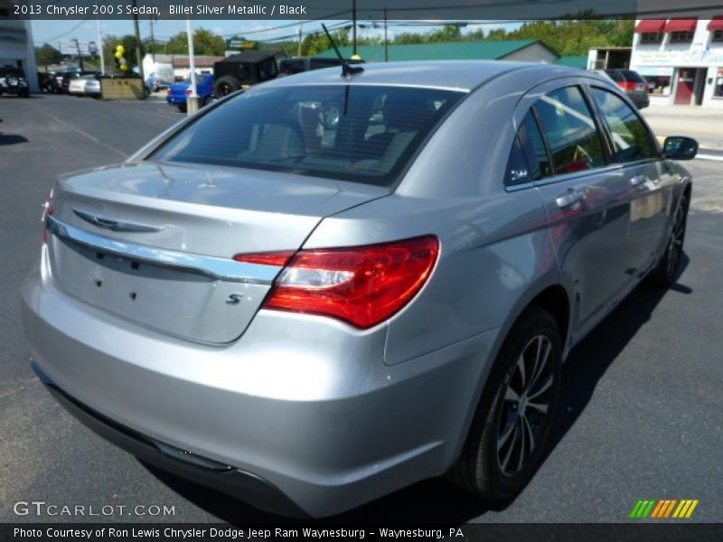 Billet Silver Metallic / Black 2013 Chrysler 200 S Sedan