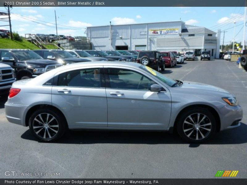 Billet Silver Metallic / Black 2013 Chrysler 200 S Sedan