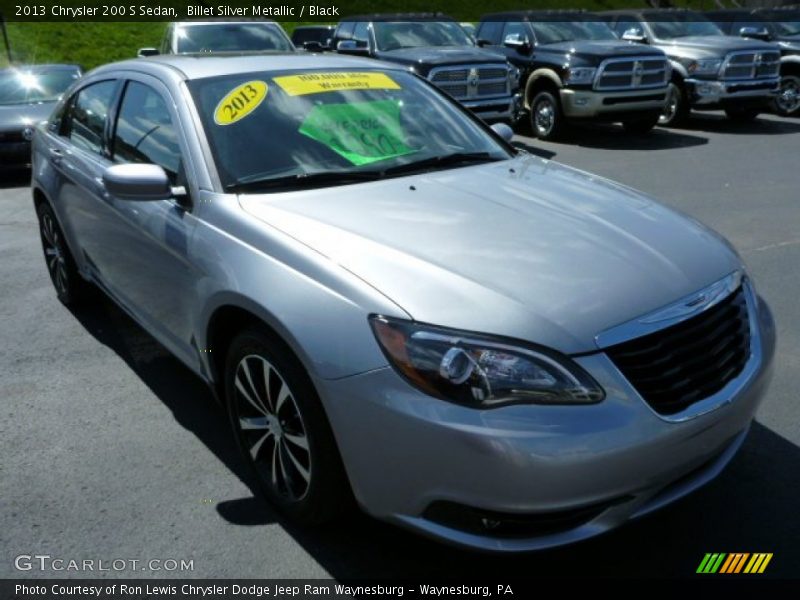Billet Silver Metallic / Black 2013 Chrysler 200 S Sedan