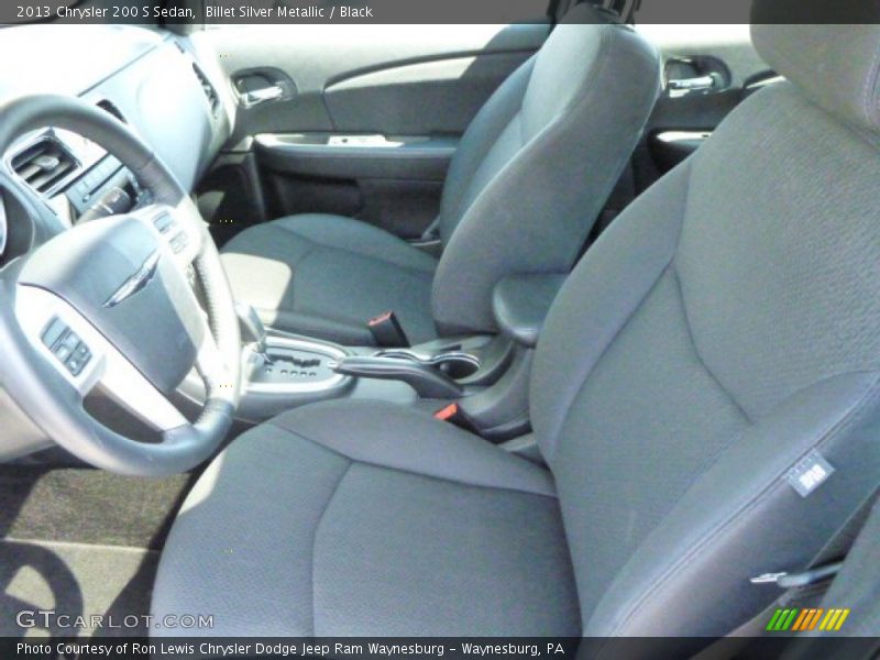 Billet Silver Metallic / Black 2013 Chrysler 200 S Sedan
