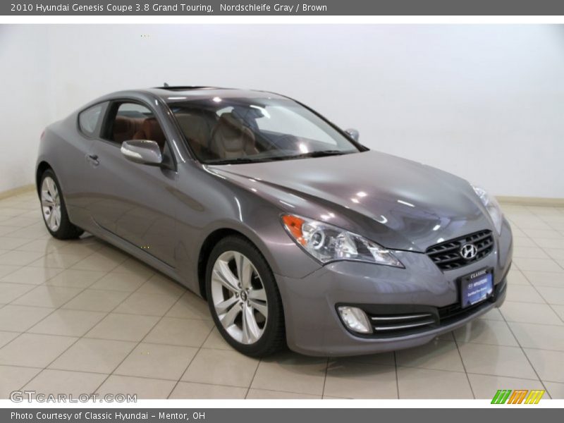 Nordschleife Gray / Brown 2010 Hyundai Genesis Coupe 3.8 Grand Touring