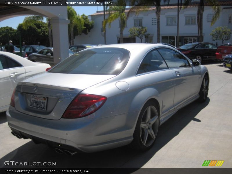 Iridium Silver Metallic / Black 2009 Mercedes-Benz CL 63 AMG