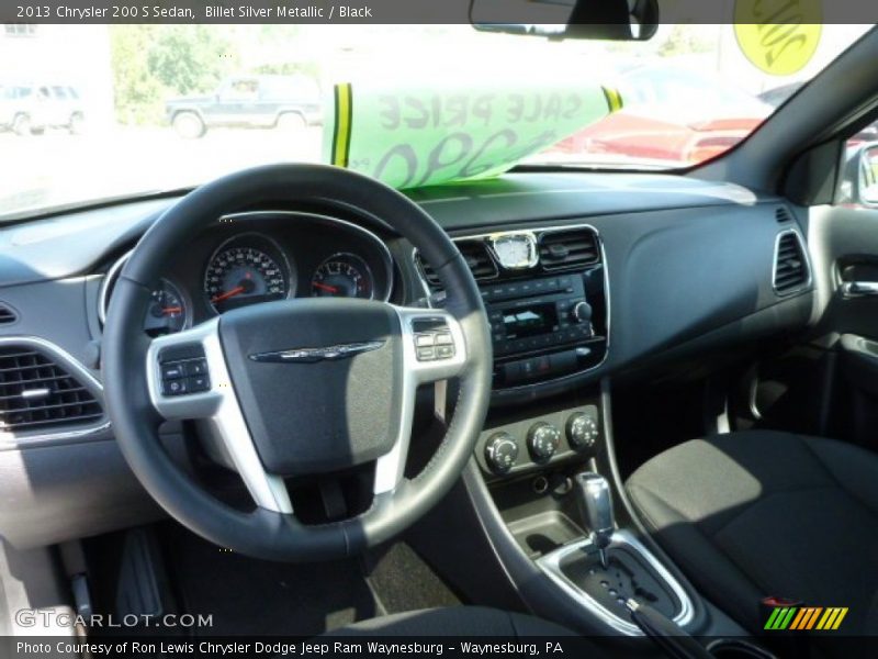 Billet Silver Metallic / Black 2013 Chrysler 200 S Sedan