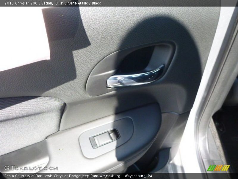 Billet Silver Metallic / Black 2013 Chrysler 200 S Sedan