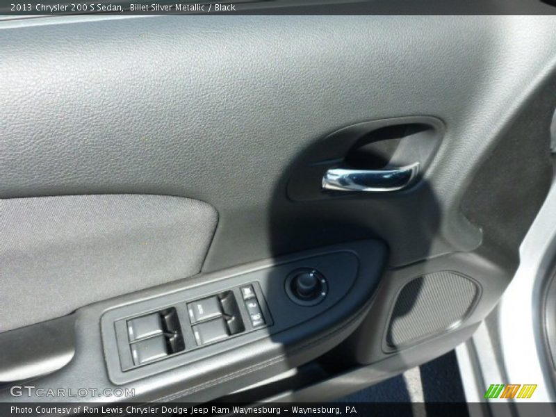 Billet Silver Metallic / Black 2013 Chrysler 200 S Sedan