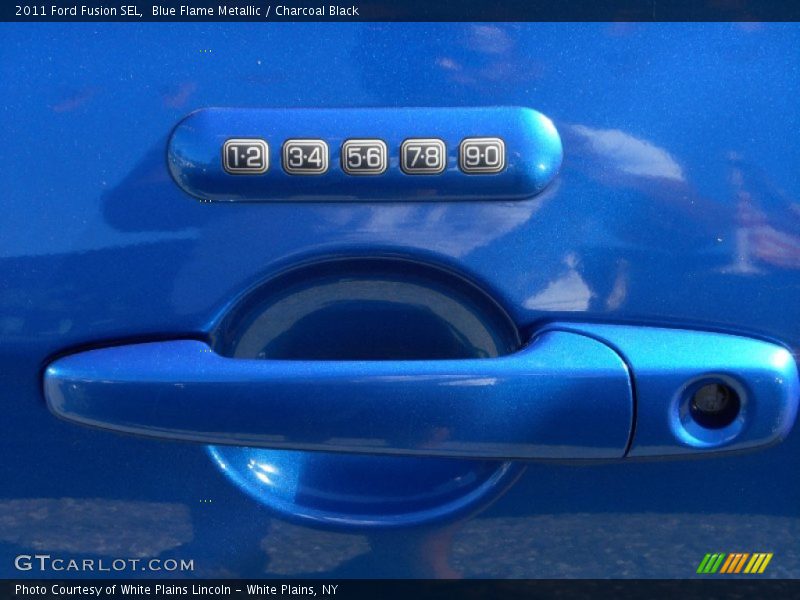 Blue Flame Metallic / Charcoal Black 2011 Ford Fusion SEL