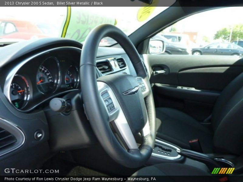 Billet Silver Metallic / Black 2013 Chrysler 200 S Sedan