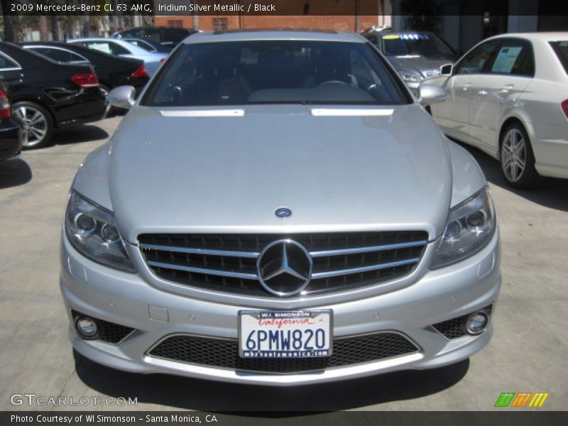 Iridium Silver Metallic / Black 2009 Mercedes-Benz CL 63 AMG