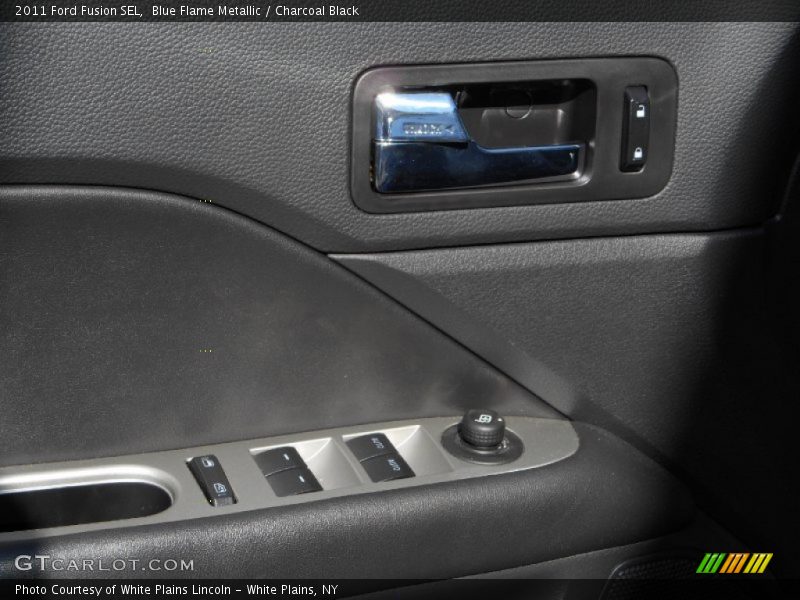 Blue Flame Metallic / Charcoal Black 2011 Ford Fusion SEL