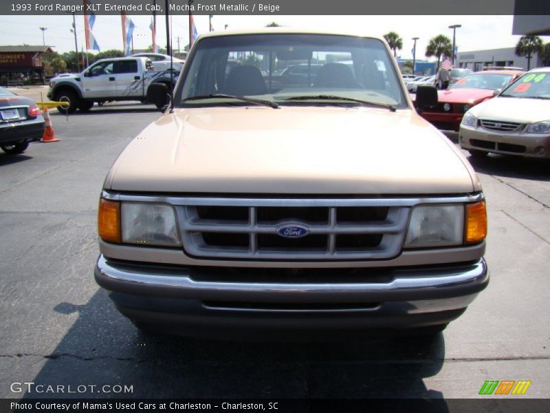 Mocha Frost Metallic / Beige 1993 Ford Ranger XLT Extended Cab