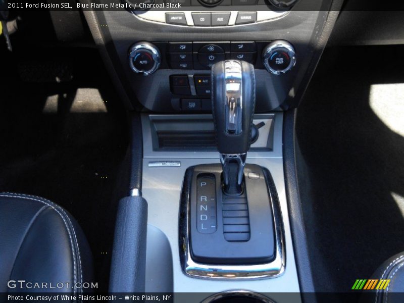 Blue Flame Metallic / Charcoal Black 2011 Ford Fusion SEL