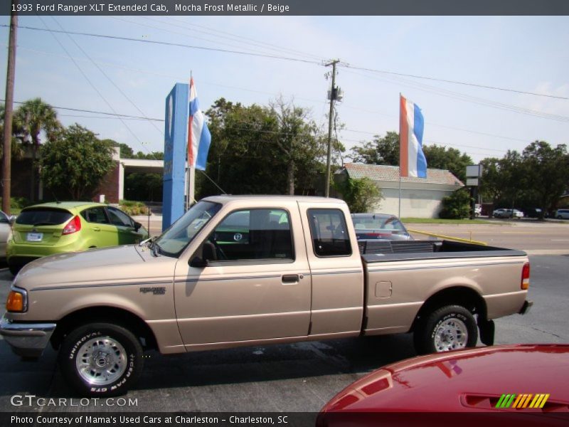 Mocha Frost Metallic / Beige 1993 Ford Ranger XLT Extended Cab