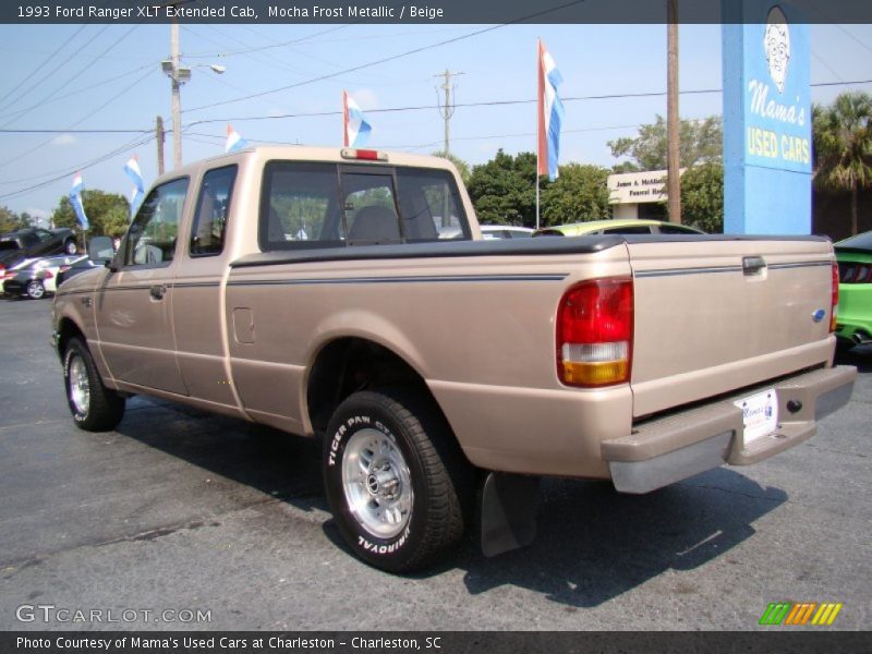 Mocha Frost Metallic / Beige 1993 Ford Ranger XLT Extended Cab
