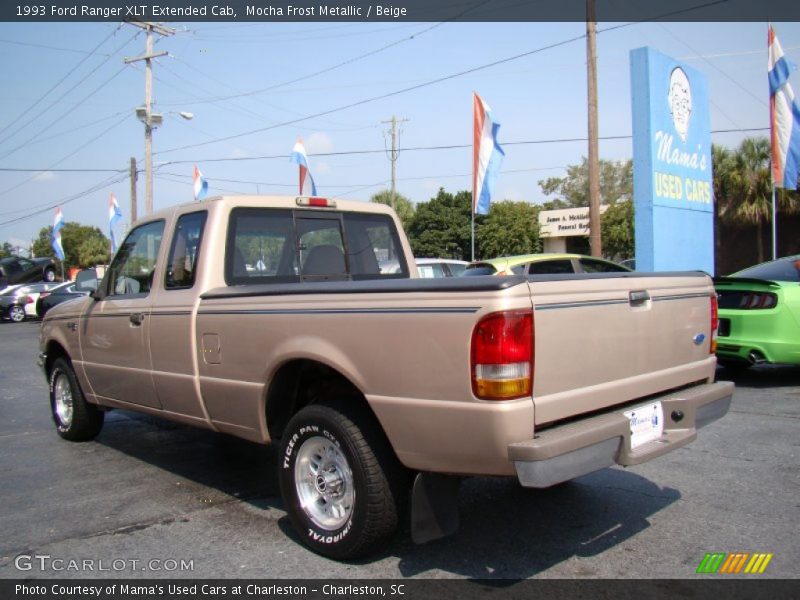 Mocha Frost Metallic / Beige 1993 Ford Ranger XLT Extended Cab