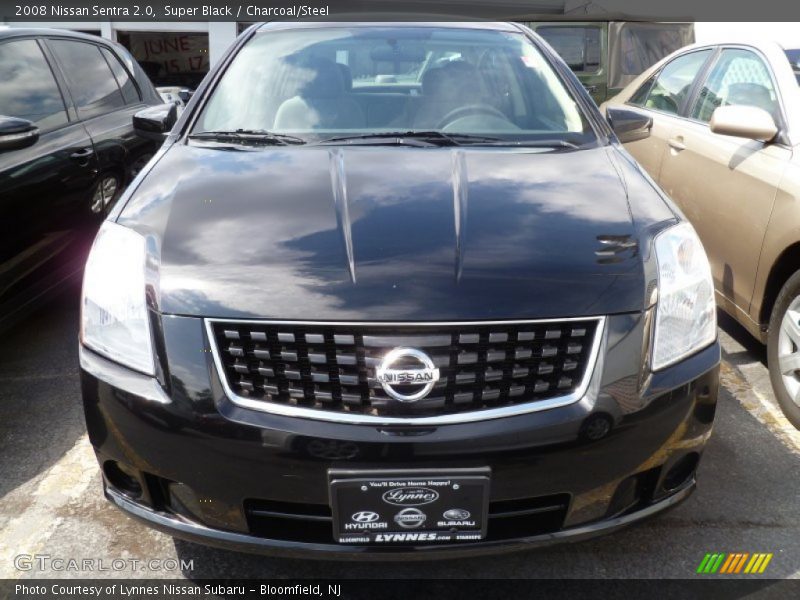 Super Black / Charcoal/Steel 2008 Nissan Sentra 2.0