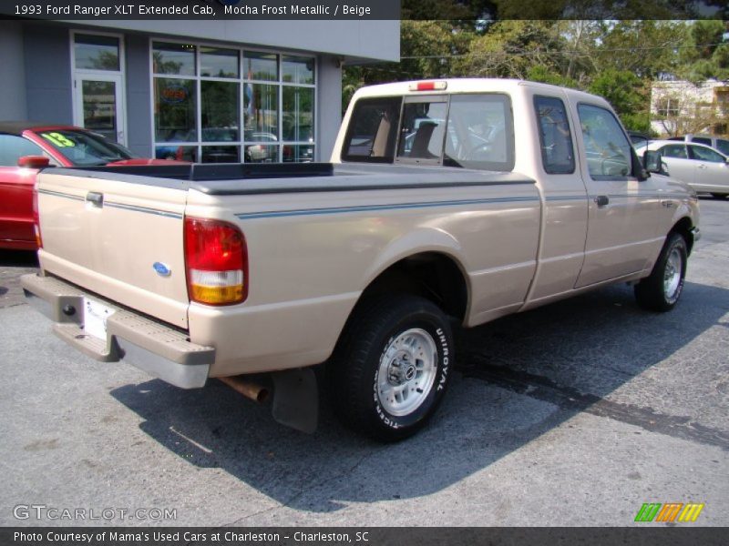 Mocha Frost Metallic / Beige 1993 Ford Ranger XLT Extended Cab
