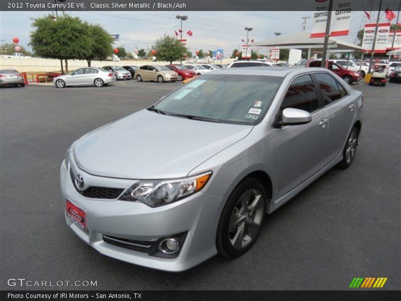 Classic Silver Metallic / Black/Ash 2012 Toyota Camry SE V6