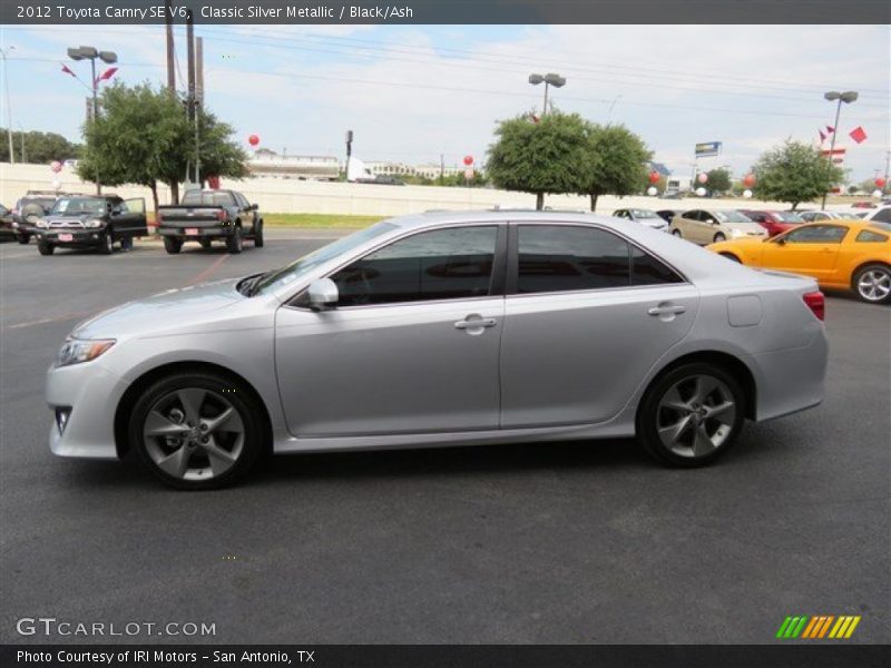Classic Silver Metallic / Black/Ash 2012 Toyota Camry SE V6