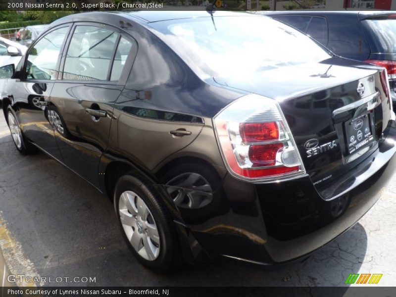 Super Black / Charcoal/Steel 2008 Nissan Sentra 2.0