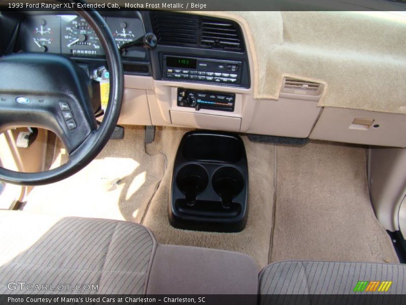 Mocha Frost Metallic / Beige 1993 Ford Ranger XLT Extended Cab