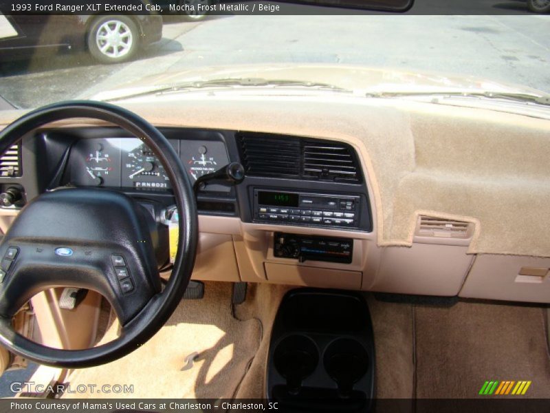 Mocha Frost Metallic / Beige 1993 Ford Ranger XLT Extended Cab