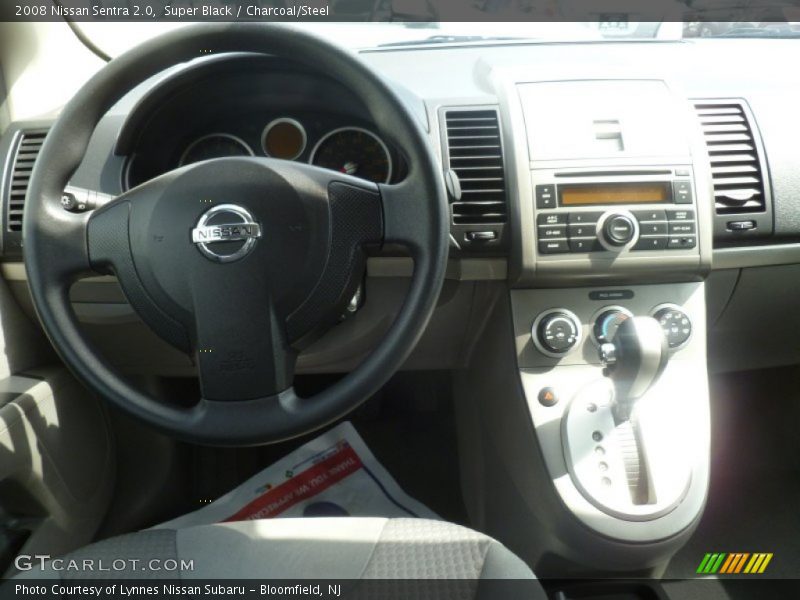 Super Black / Charcoal/Steel 2008 Nissan Sentra 2.0